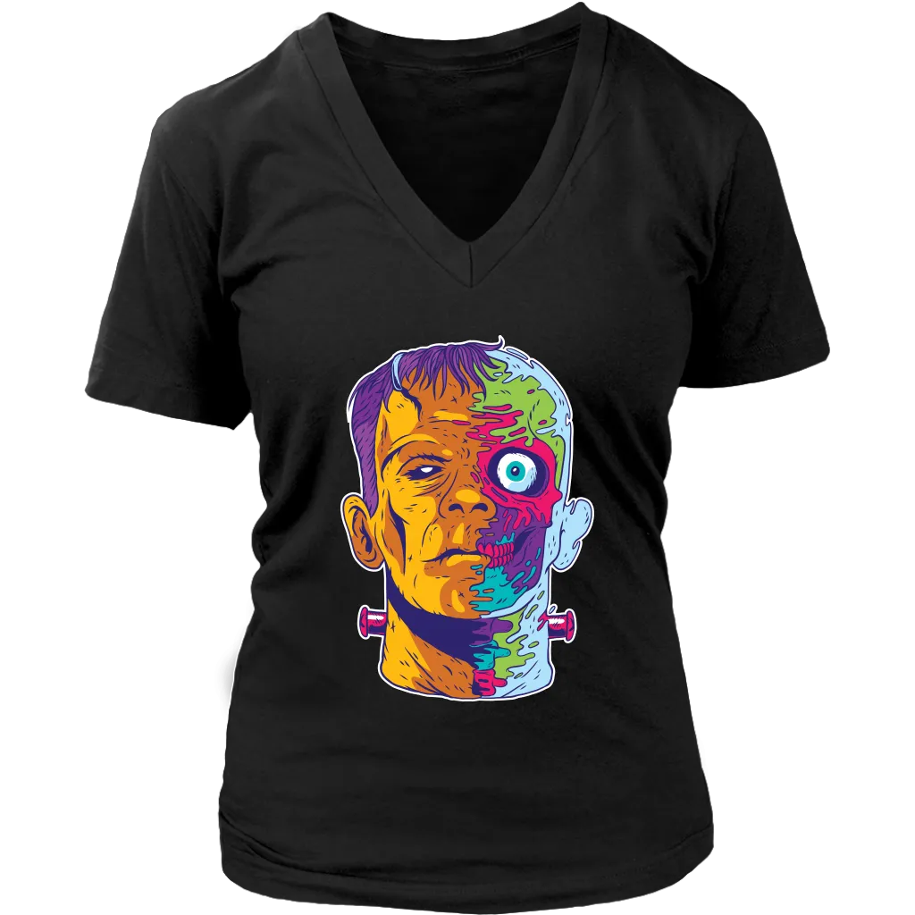 Frankenstein T-shirt, Funny Gift T-shirt, Funny Frankenstein Shirt, Psychedelic T-shirt