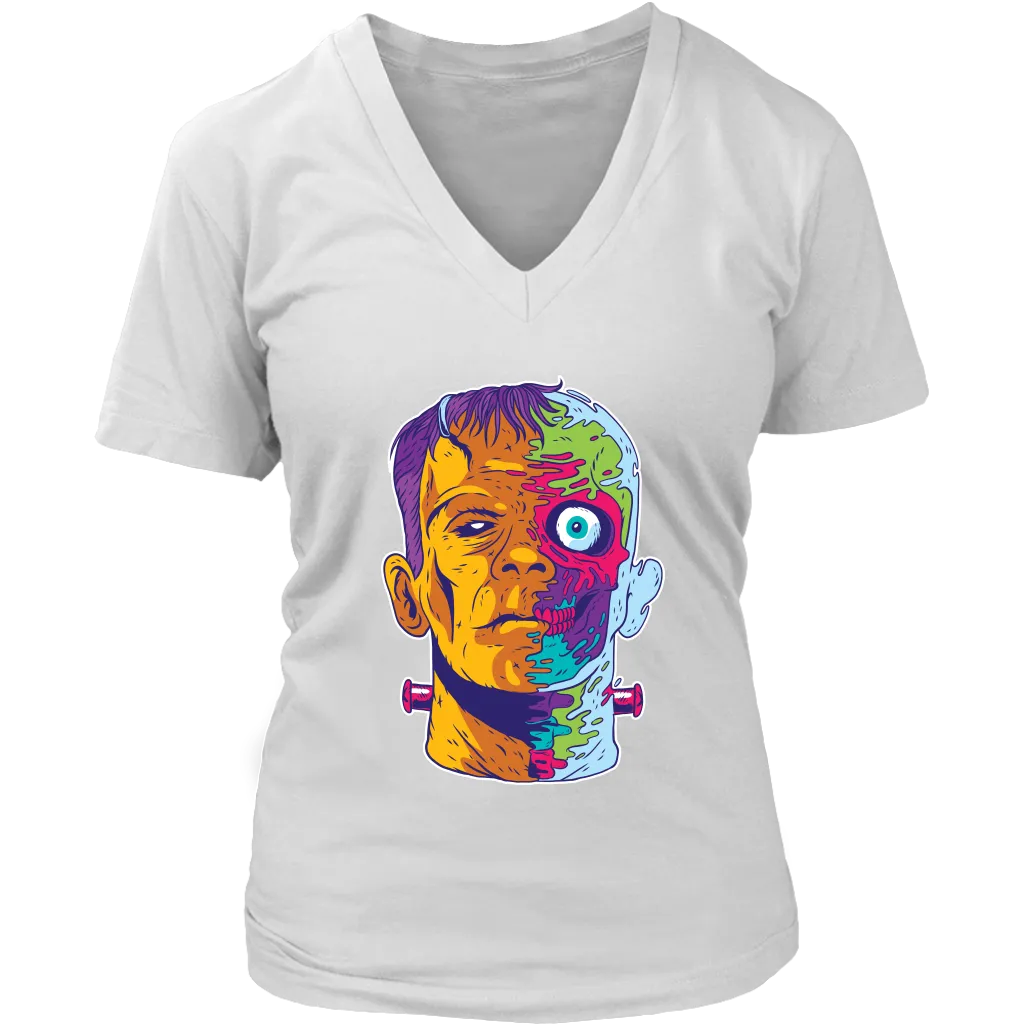 Frankenstein T-shirt, Funny Gift T-shirt, Funny Frankenstein Shirt, Psychedelic T-shirt