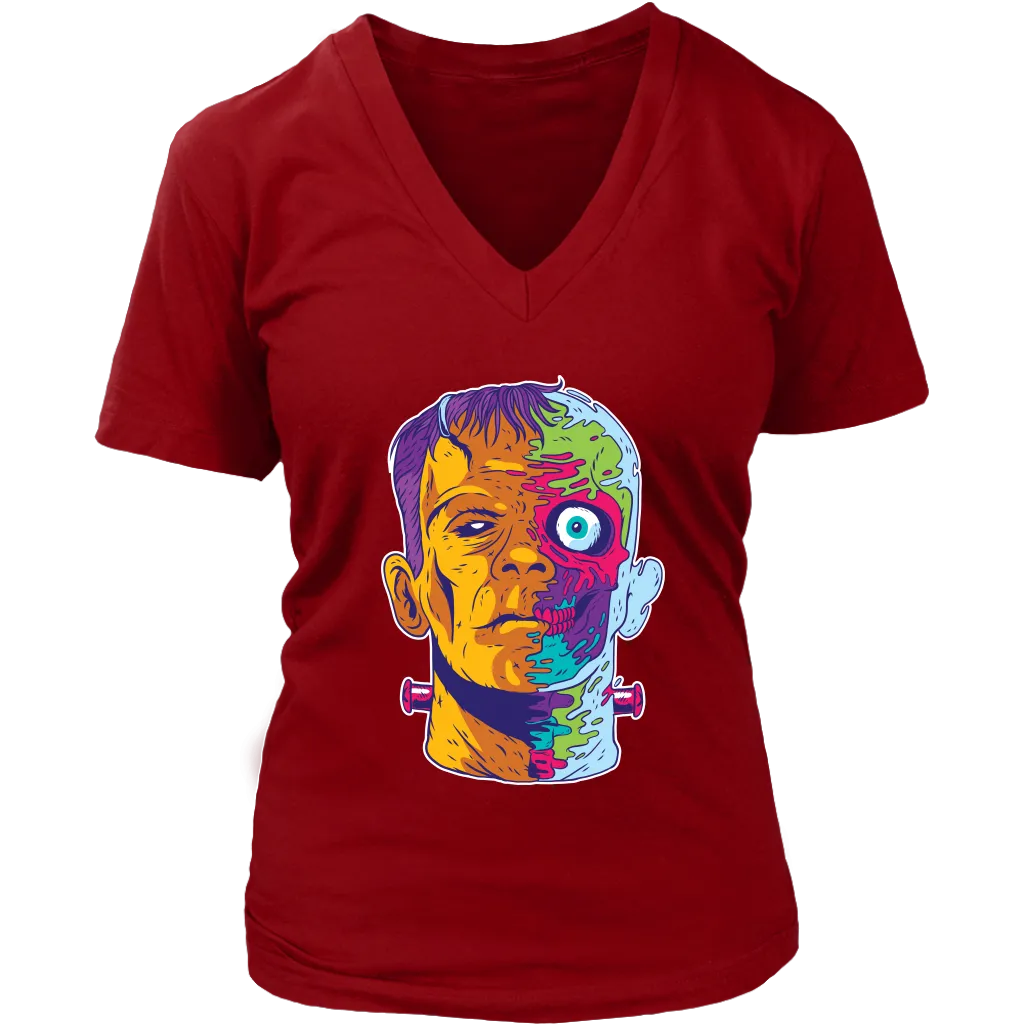 Frankenstein T-shirt, Funny Gift T-shirt, Funny Frankenstein Shirt, Psychedelic T-shirt