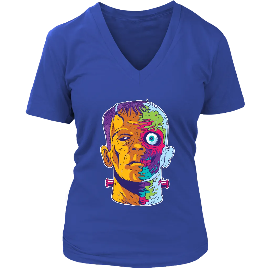 Frankenstein T-shirt, Funny Gift T-shirt, Funny Frankenstein Shirt, Psychedelic T-shirt