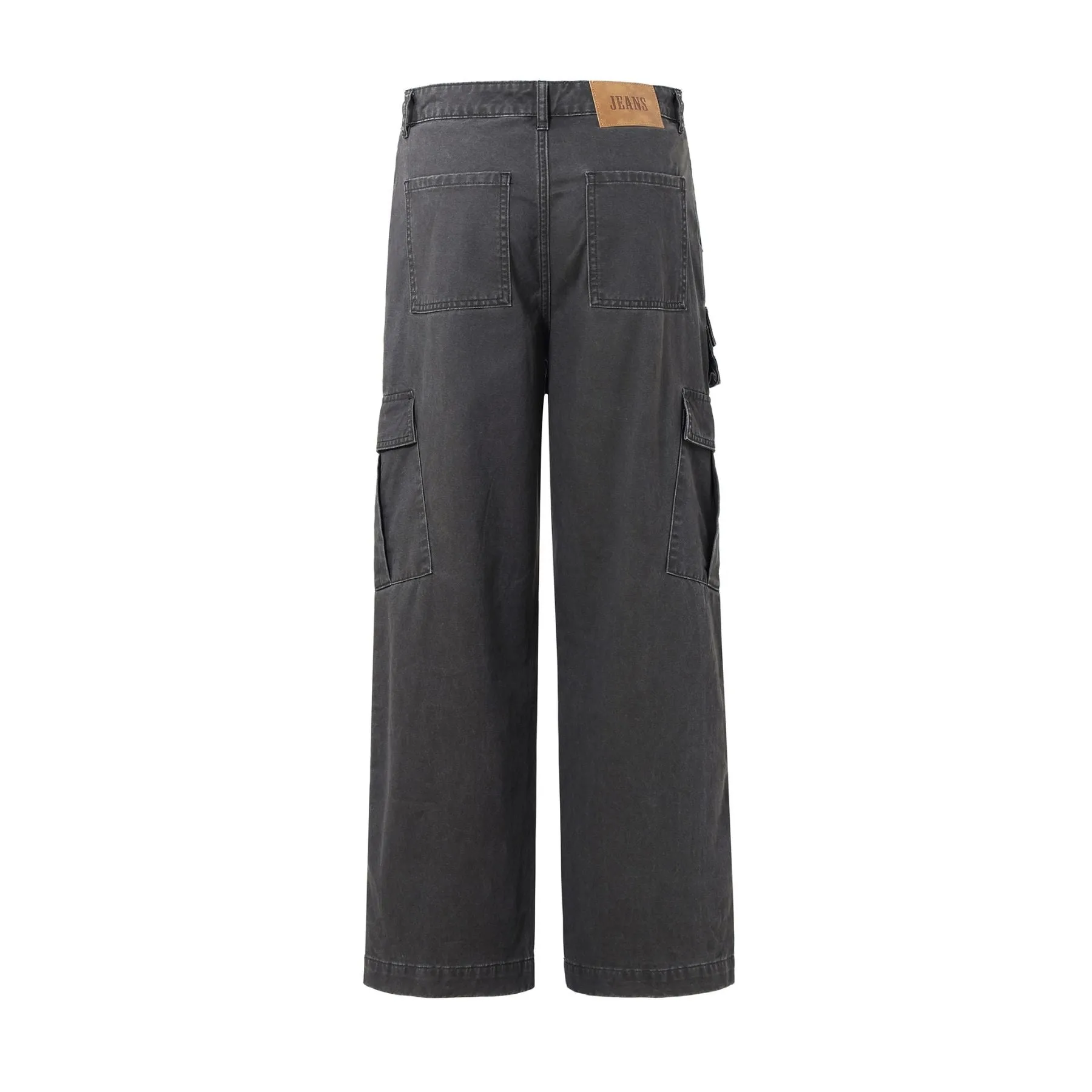 Front Seam Baggy Cargo Pants