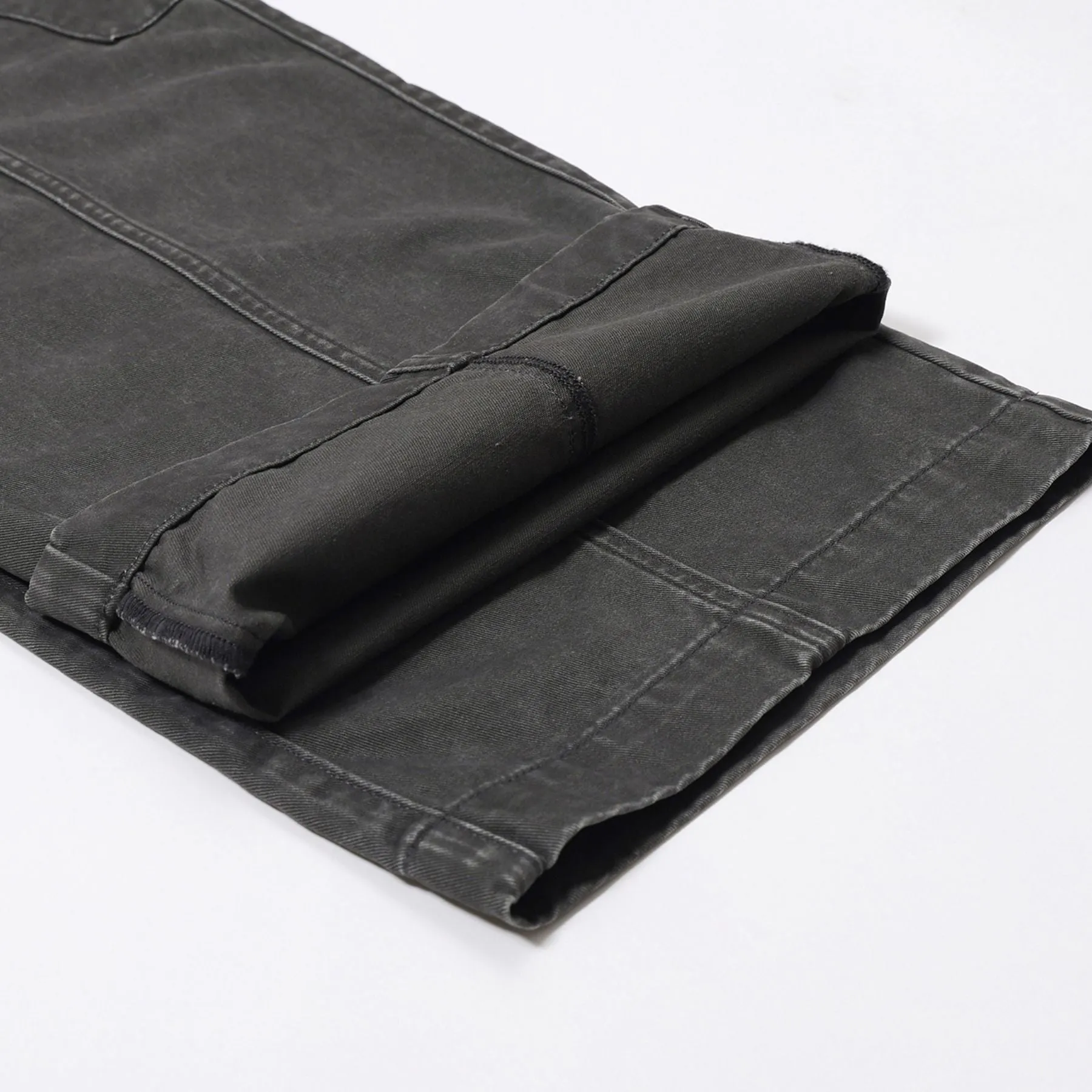 Front Seam Baggy Cargo Pants