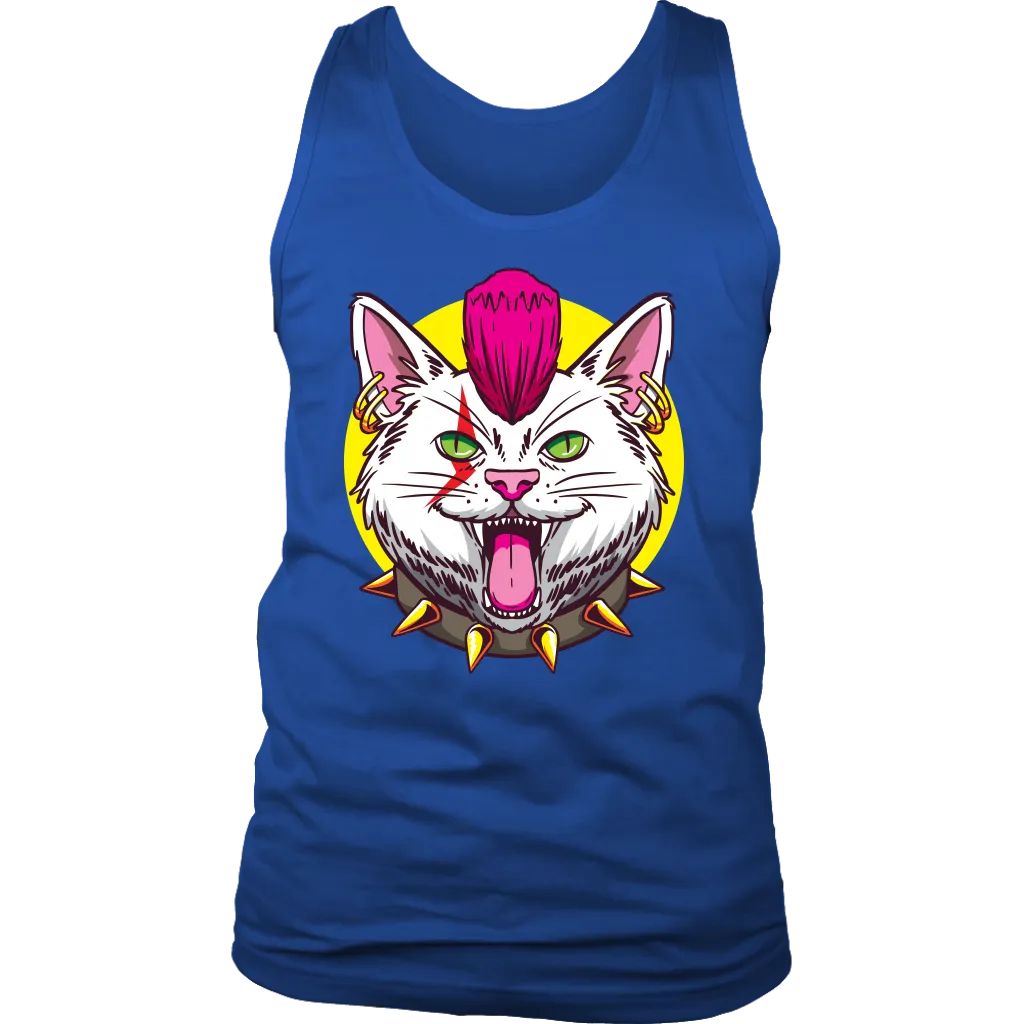 Funny Cat T-shirt, Punk Rock Cat Gift, Funny Cat Shirt, Funny Punk Rock Cat Gift, Gift for Cat Lover