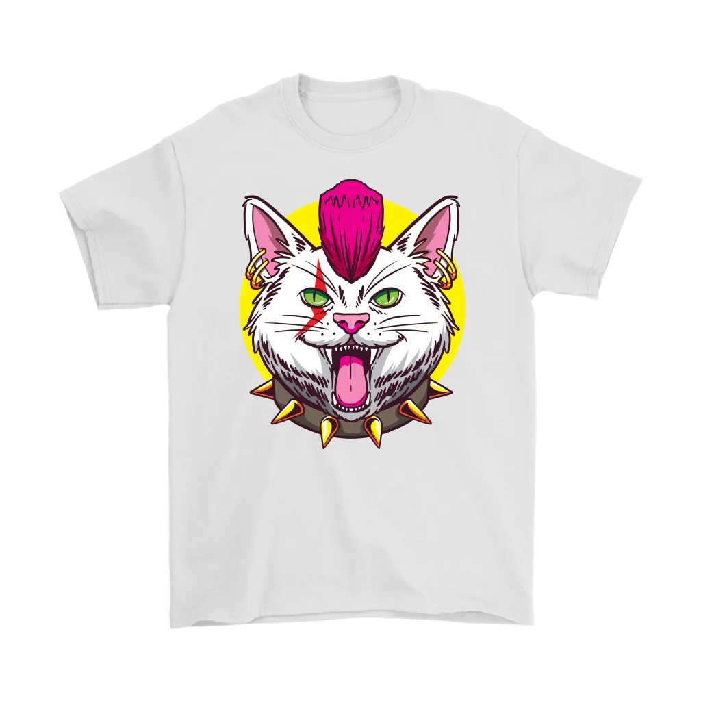 Funny Cat T-shirt, Punk Rock Cat Gift, Funny Cat Shirt, Funny Punk Rock Cat Gift, Gift for Cat Lover