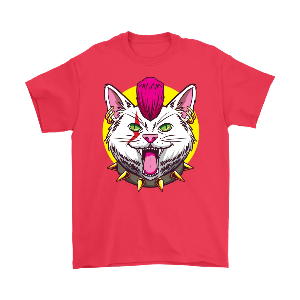 Funny Cat T-shirt, Punk Rock Cat Gift, Funny Cat Shirt, Funny Punk Rock Cat Gift, Gift for Cat Lover