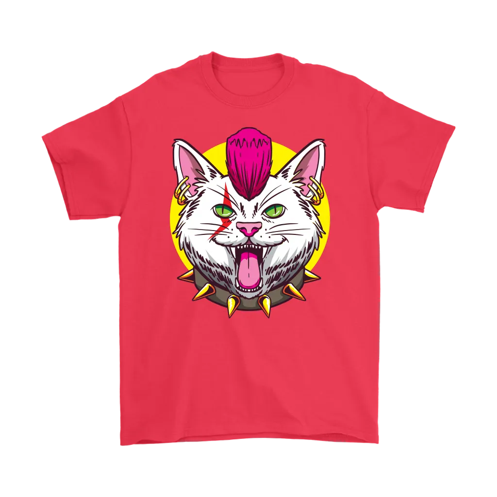 Funny Cat T-shirt, Punk Rock Cat Gift, Funny Cat Shirt, Funny Punk Rock Cat Gift, Gift for Cat Lover