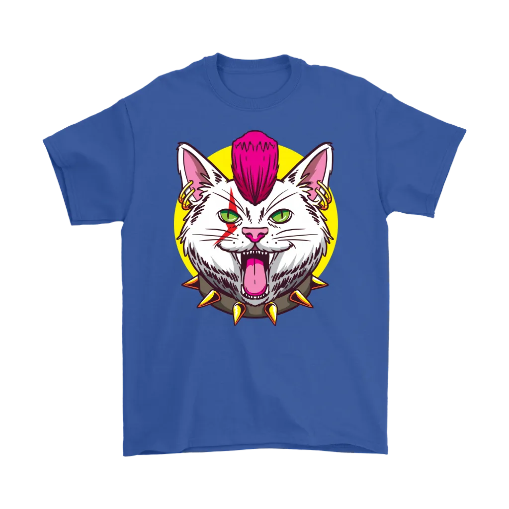 Funny Cat T-shirt, Punk Rock Cat Gift, Funny Cat Shirt, Funny Punk Rock Cat Gift, Gift for Cat Lover