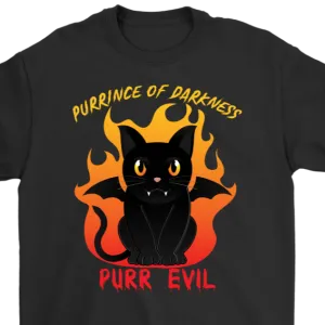 Funny Cat T-shirt, Purr Evil Gift, Funny Cat Shirt, Funny Cat Gift, Gift for Cat Lover