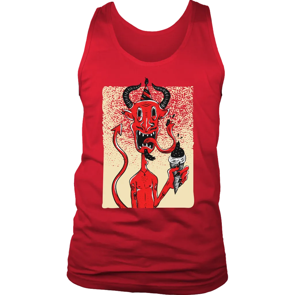 Funny Devil T-shirt, Funny Devil Gift, Funny Devil Shirt, Devil with Ice Cream Cone T-shirt