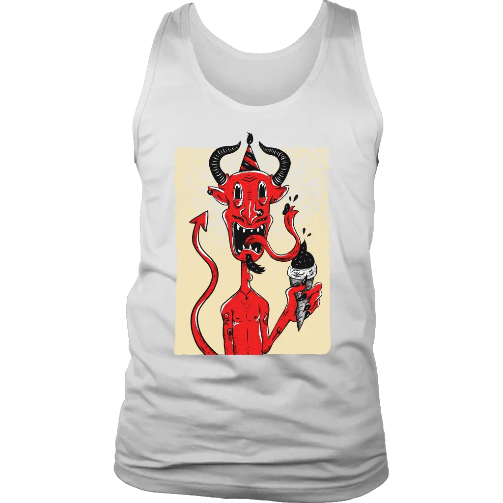 Funny Devil T-shirt, Funny Devil Gift, Funny Devil Shirt, Devil with Ice Cream Cone T-shirt