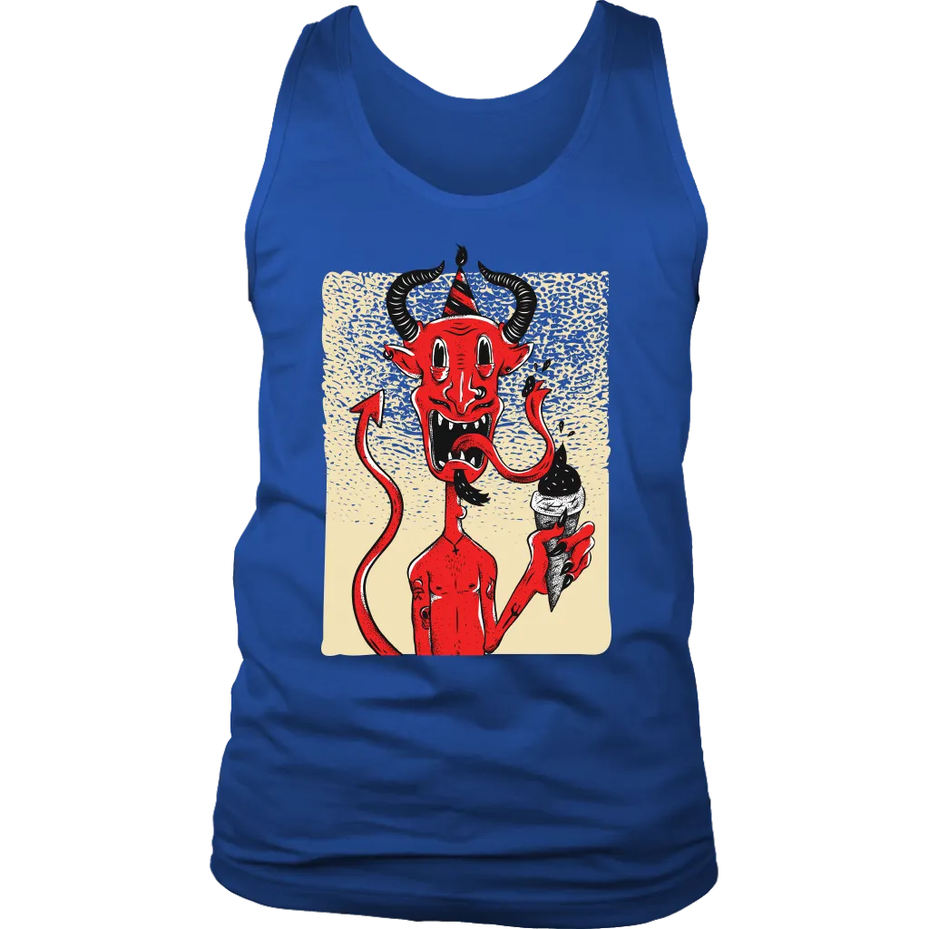 Funny Devil T-shirt, Funny Devil Gift, Funny Devil Shirt, Devil with Ice Cream Cone T-shirt