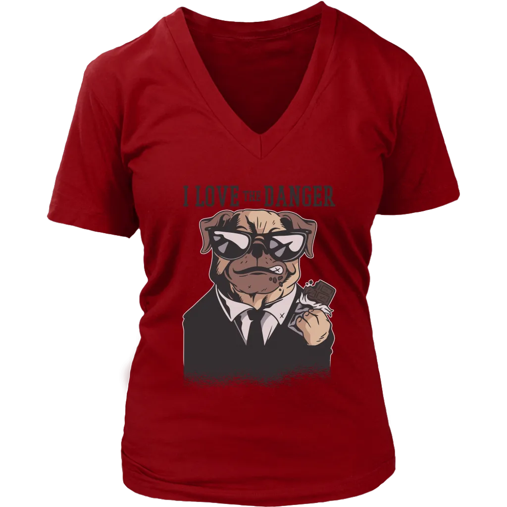 Funny Dog T-shirt, Funny Gift for Dog Lover, Dog Eating Chocolate Shirt, Dog T-shirt