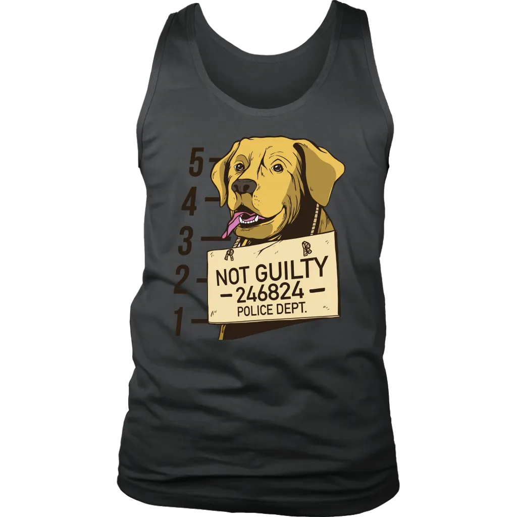Funny Dog T-shirt, Funny Gift for Dog Lover, Not Guilty Dog Shirt, Dog T-shirt