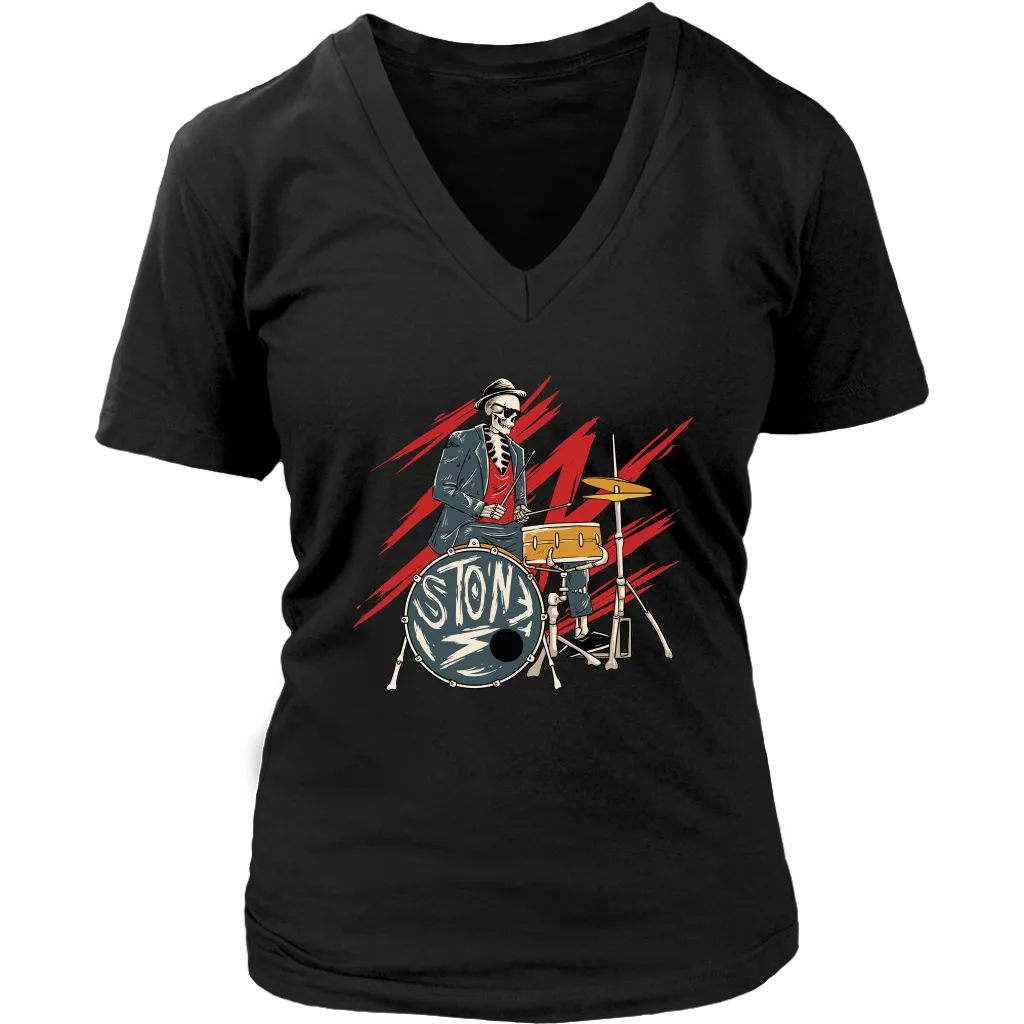 Funny Drummer T-shirt, Shirt for Drummer, Gift for Drummer, Skeleton Drummer Shirt