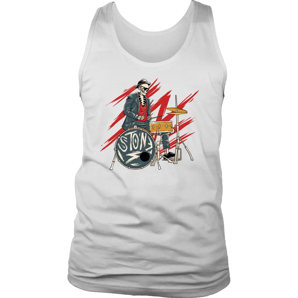 Funny Drummer T-shirt, Shirt for Drummer, Gift for Drummer, Skeleton Drummer Shirt