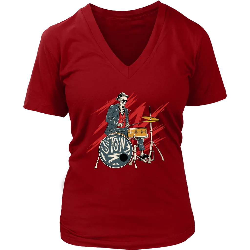 Funny Drummer T-shirt, Shirt for Drummer, Gift for Drummer, Skeleton Drummer Shirt