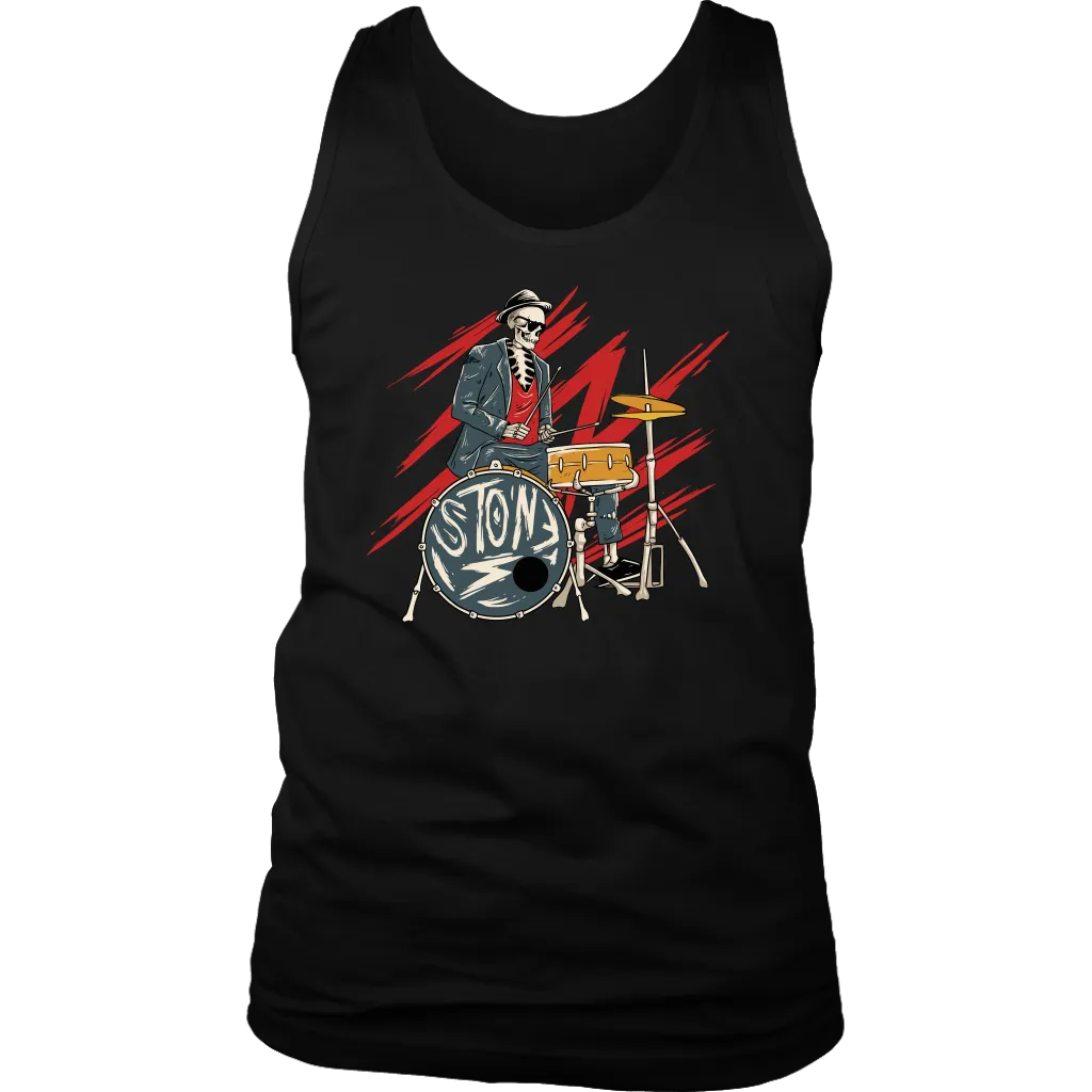 Funny Drummer T-shirt, Shirt for Drummer, Gift for Drummer, Skeleton Drummer Shirt