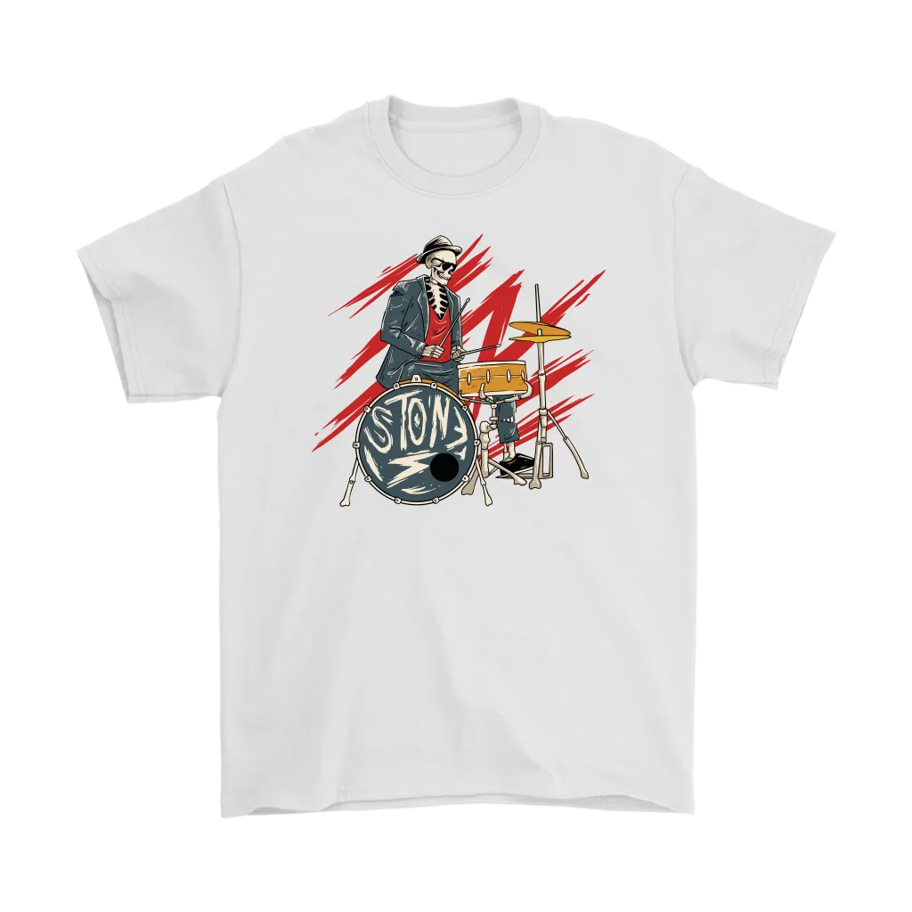 Funny Drummer T-shirt, Shirt for Drummer, Gift for Drummer, Skeleton Drummer Shirt