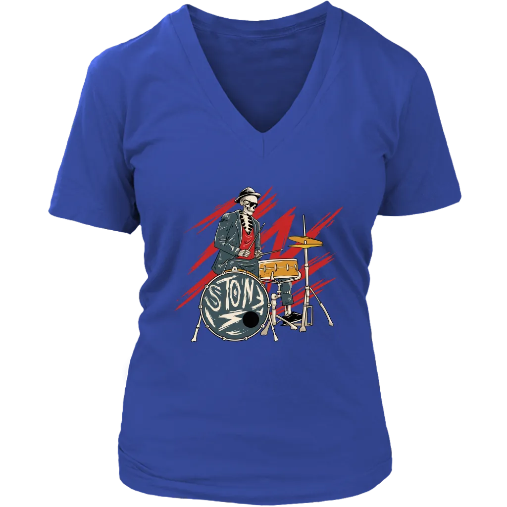 Funny Drummer T-shirt, Shirt for Drummer, Gift for Drummer, Skeleton Drummer Shirt