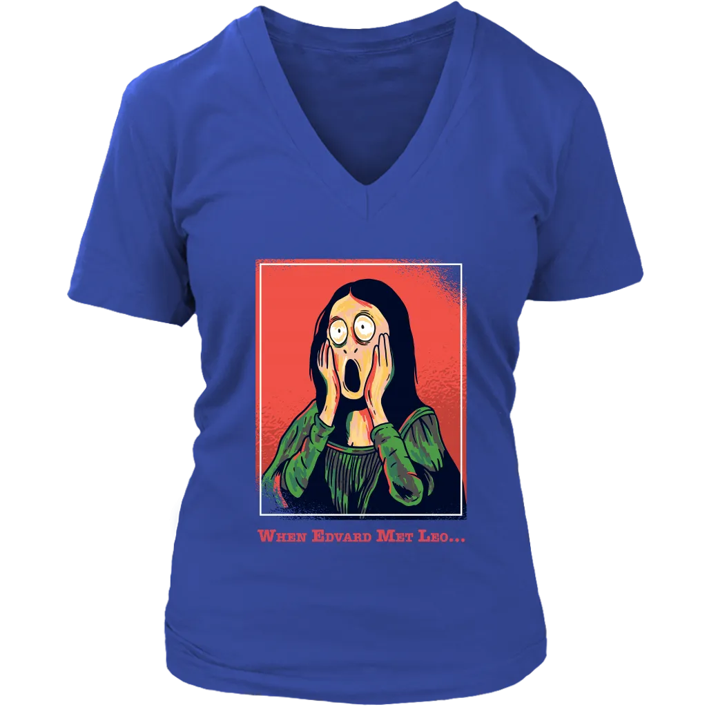 Funny Gift for Art Lover, Funny Painting T-shirt, Funny Mona Lisa Shirt, Mona Lisa T-shirt, Scream T-shirt