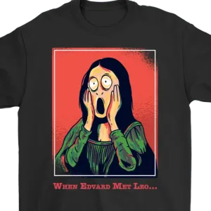 Funny Gift for Art Lover, Funny Painting T-shirt, Funny Mona Lisa Shirt, Mona Lisa T-shirt, Scream T-shirt