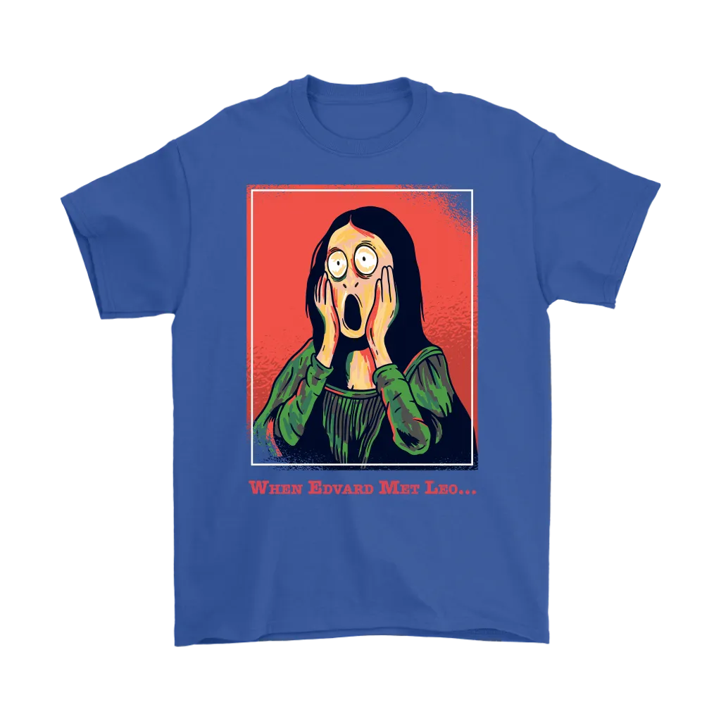 Funny Gift for Art Lover, Funny Painting T-shirt, Funny Mona Lisa Shirt, Mona Lisa T-shirt, Scream T-shirt