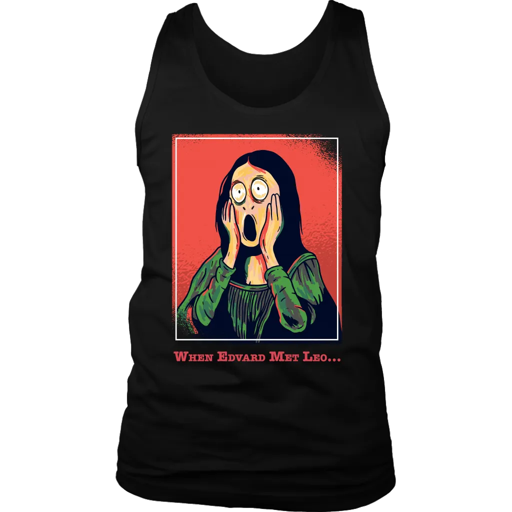 Funny Gift for Art Lover, Funny Painting T-shirt, Funny Mona Lisa Shirt, Mona Lisa T-shirt, Scream T-shirt