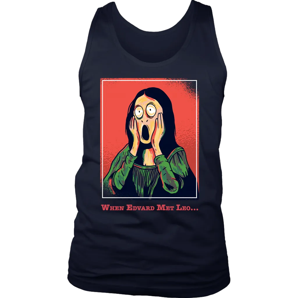 Funny Gift for Art Lover, Funny Painting T-shirt, Funny Mona Lisa Shirt, Mona Lisa T-shirt, Scream T-shirt