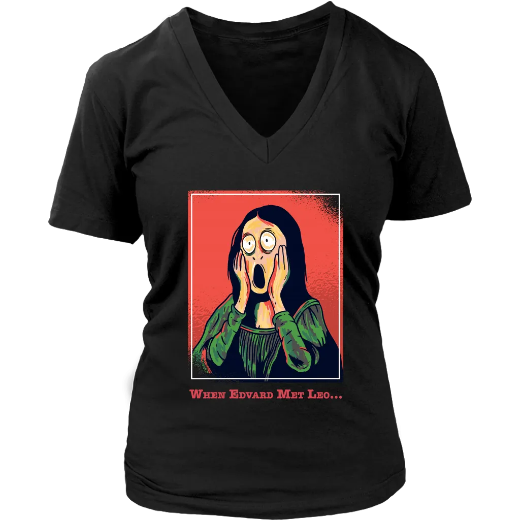 Funny Gift for Art Lover, Funny Painting T-shirt, Funny Mona Lisa Shirt, Mona Lisa T-shirt, Scream T-shirt