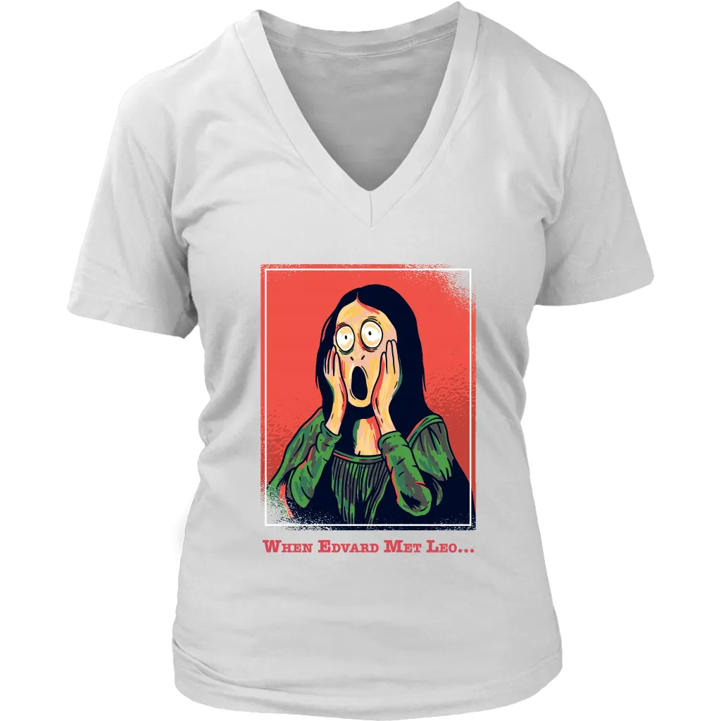 Funny Gift for Art Lover, Funny Painting T-shirt, Funny Mona Lisa Shirt, Mona Lisa T-shirt, Scream T-shirt