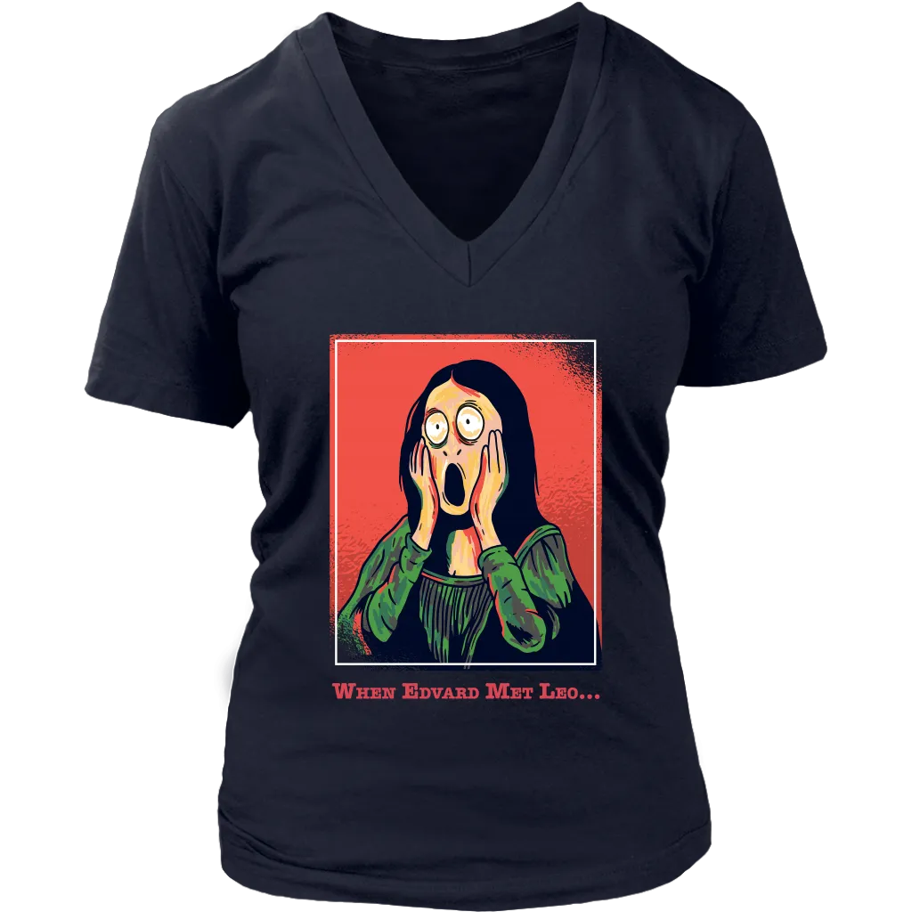 Funny Gift for Art Lover, Funny Painting T-shirt, Funny Mona Lisa Shirt, Mona Lisa T-shirt, Scream T-shirt