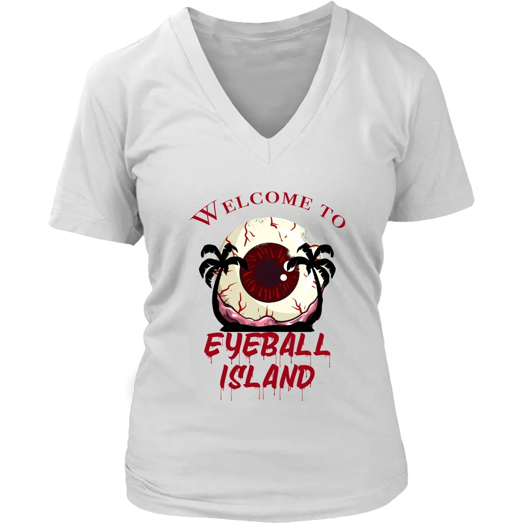 Funny Island T-shirt, Funny Summer Gift, Eyeball T-shirt, Island Shirt