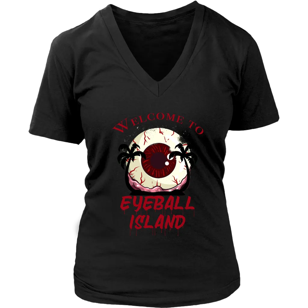 Funny Island T-shirt, Funny Summer Gift, Eyeball T-shirt, Island Shirt