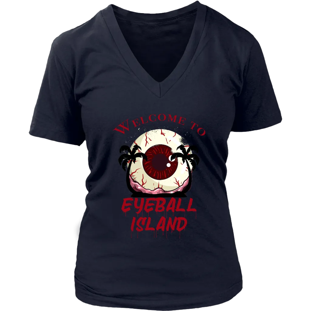 Funny Island T-shirt, Funny Summer Gift, Eyeball T-shirt, Island Shirt