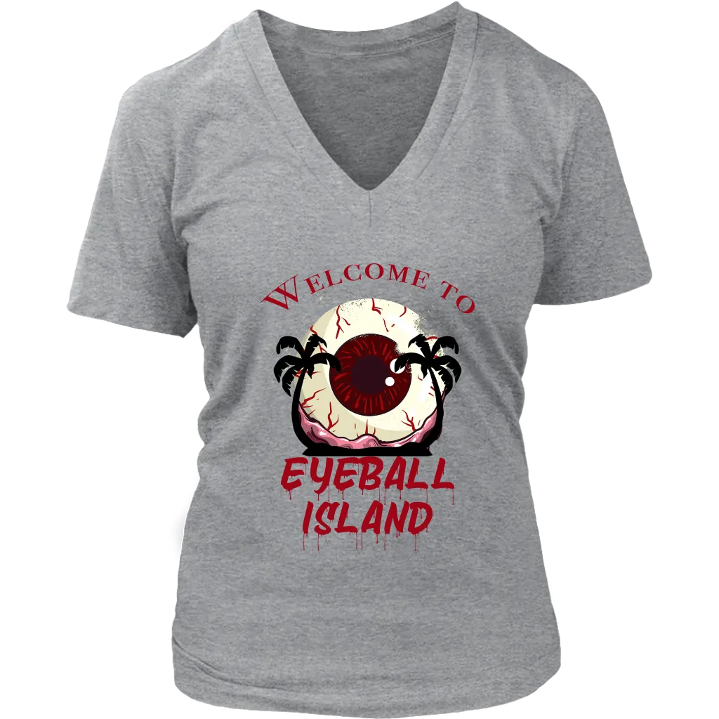 Funny Island T-shirt, Funny Summer Gift, Eyeball T-shirt, Island Shirt