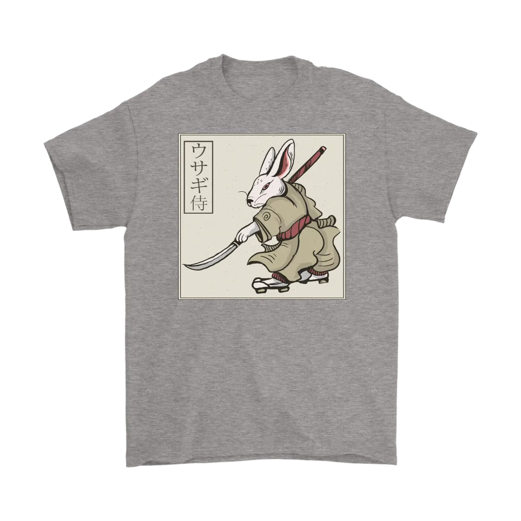 Funny Rabbit T-shirt, Funny Rabbit Gift, Rabbit Samurai T-shirt, Samurai Rabbit Shirt