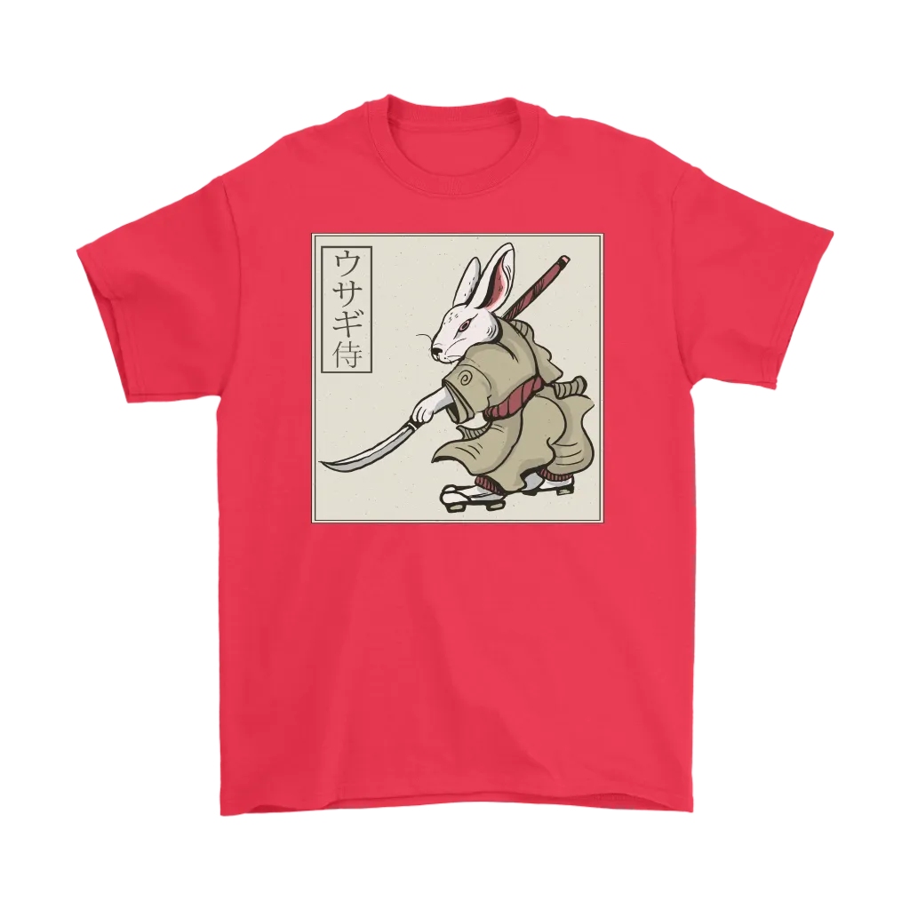 Funny Rabbit T-shirt, Funny Rabbit Gift, Rabbit Samurai T-shirt, Samurai Rabbit Shirt