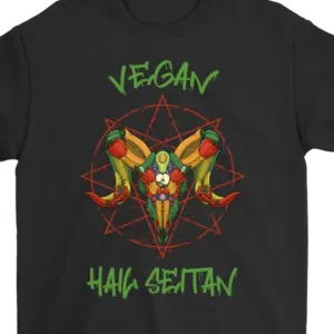 Funny Vegan T-shirt, Funny Gift for Vegan, Vegan Gift, Hail Seitan Shirt