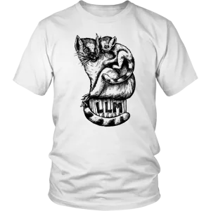 Gift for Animal Lover, Lemur Mother and Child T-shirt