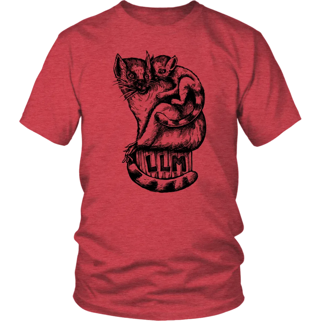 Gift for Animal Lover, Lemur Mother and Child T-shirt