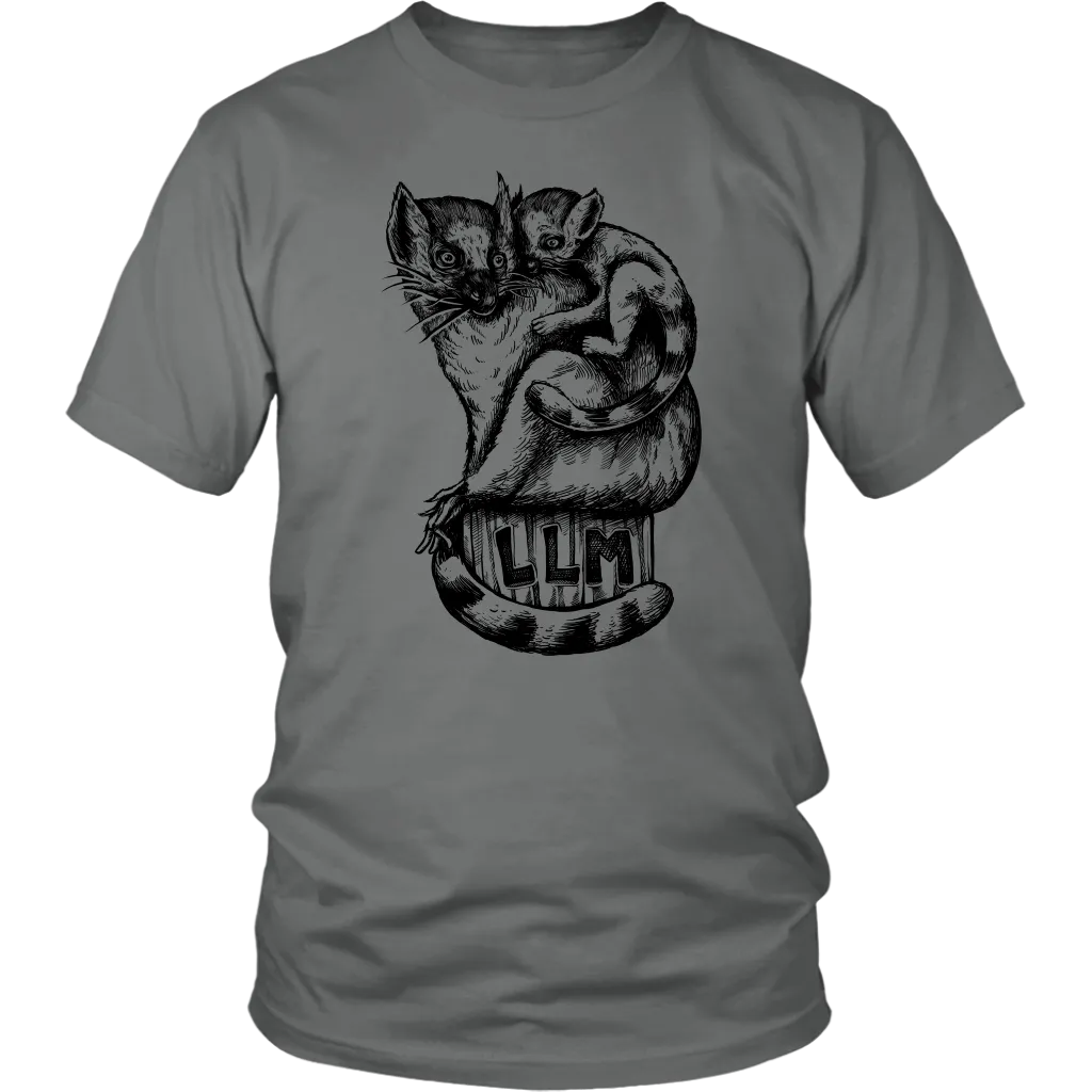 Gift for Animal Lover, Lemur Mother and Child T-shirt