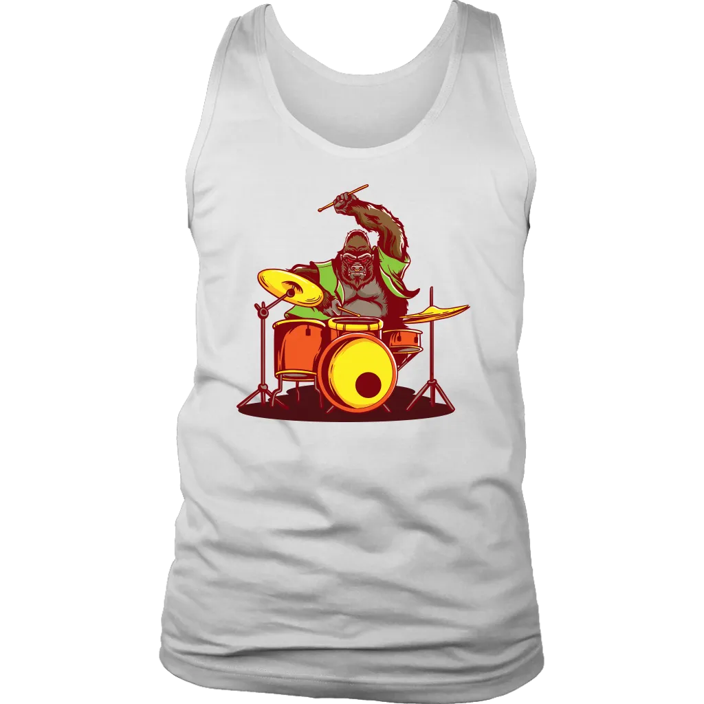 Gift for Drummer, Gorilla Drummer T-shirt, Gorilla Shirt