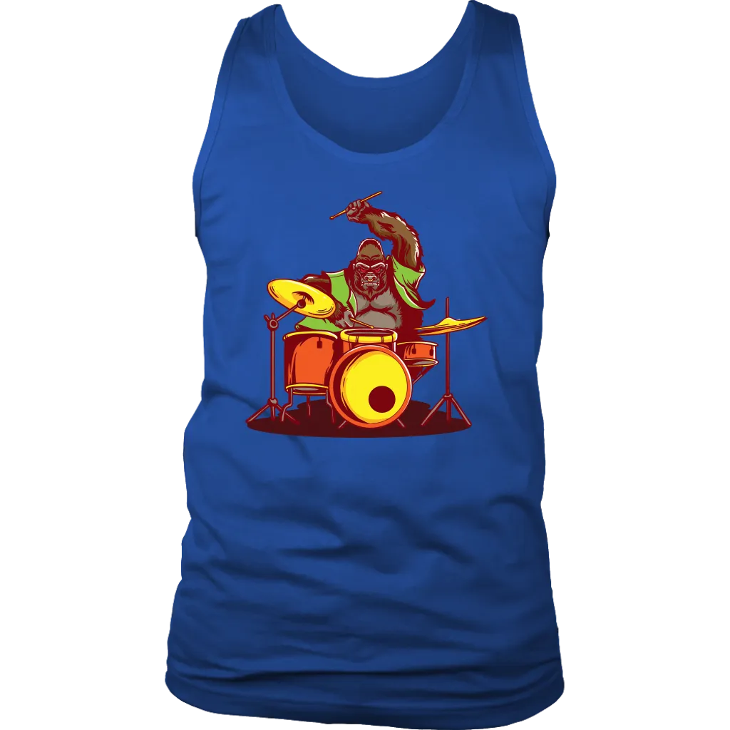 Gift for Drummer, Gorilla Drummer T-shirt, Gorilla Shirt
