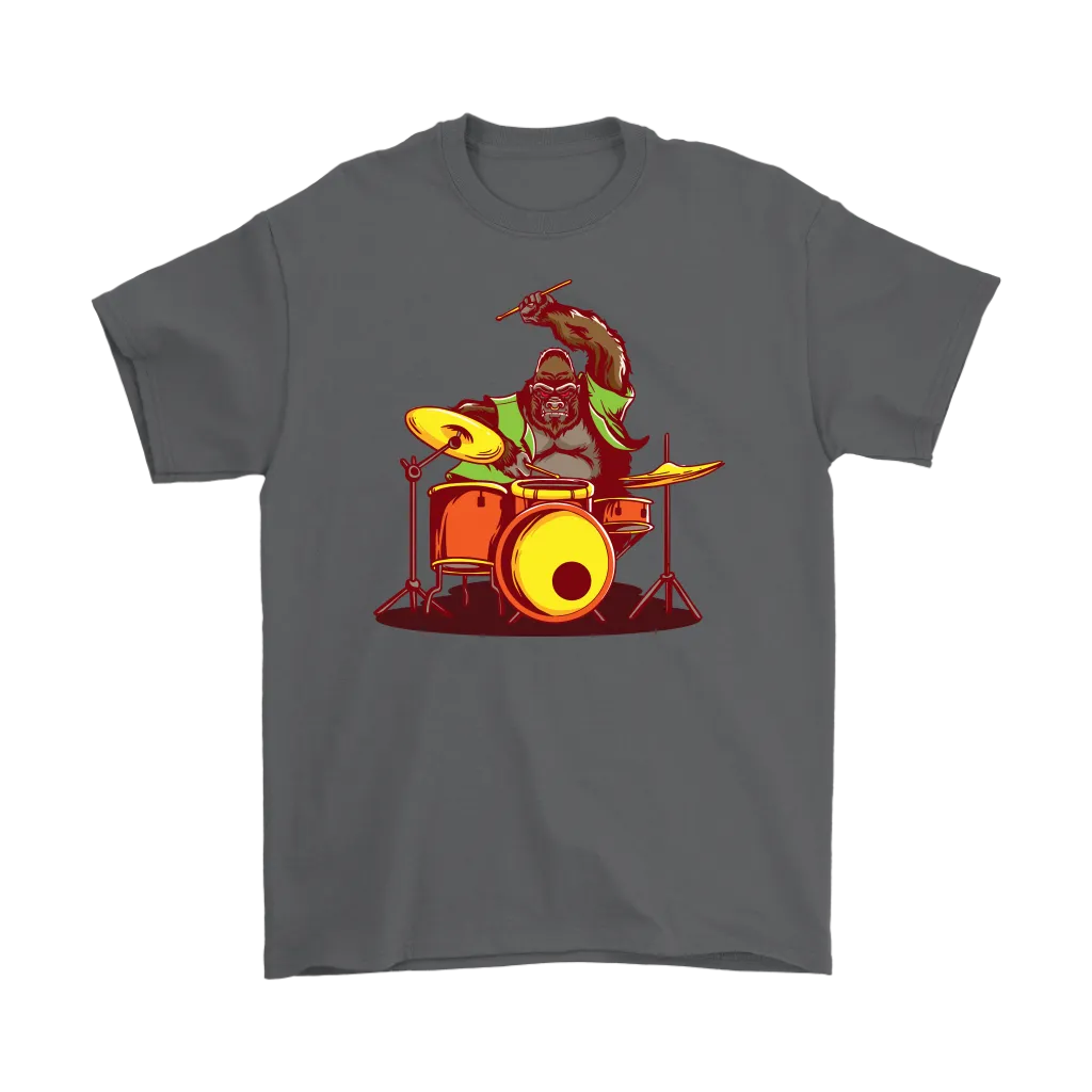Gift for Drummer, Gorilla Drummer T-shirt, Gorilla Shirt