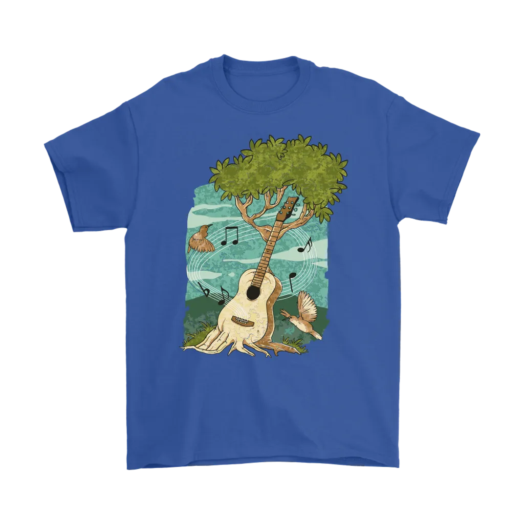 Gift for Music Lover, Guitar Lover T-shirt, Musical Tree of Life Shirt, Guitar Tree T-shirt
