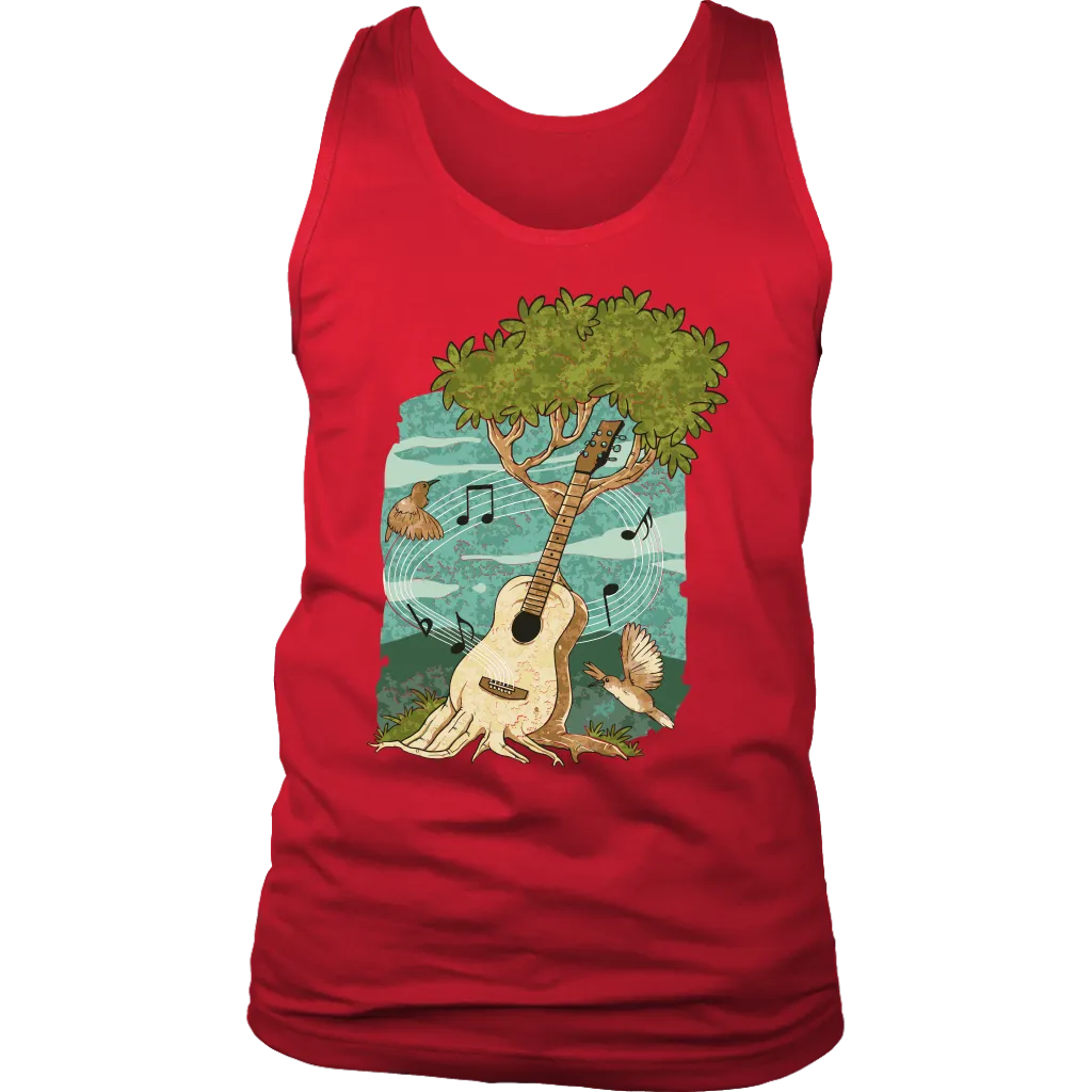 Gift for Music Lover, Guitar Lover T-shirt, Musical Tree of Life Shirt, Guitar Tree T-shirt