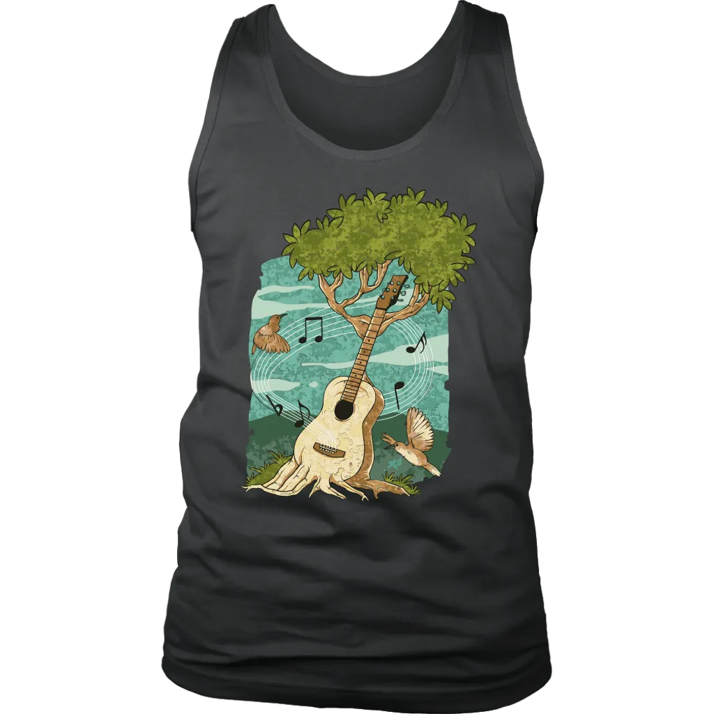 Gift for Music Lover, Guitar Lover T-shirt, Musical Tree of Life Shirt, Guitar Tree T-shirt