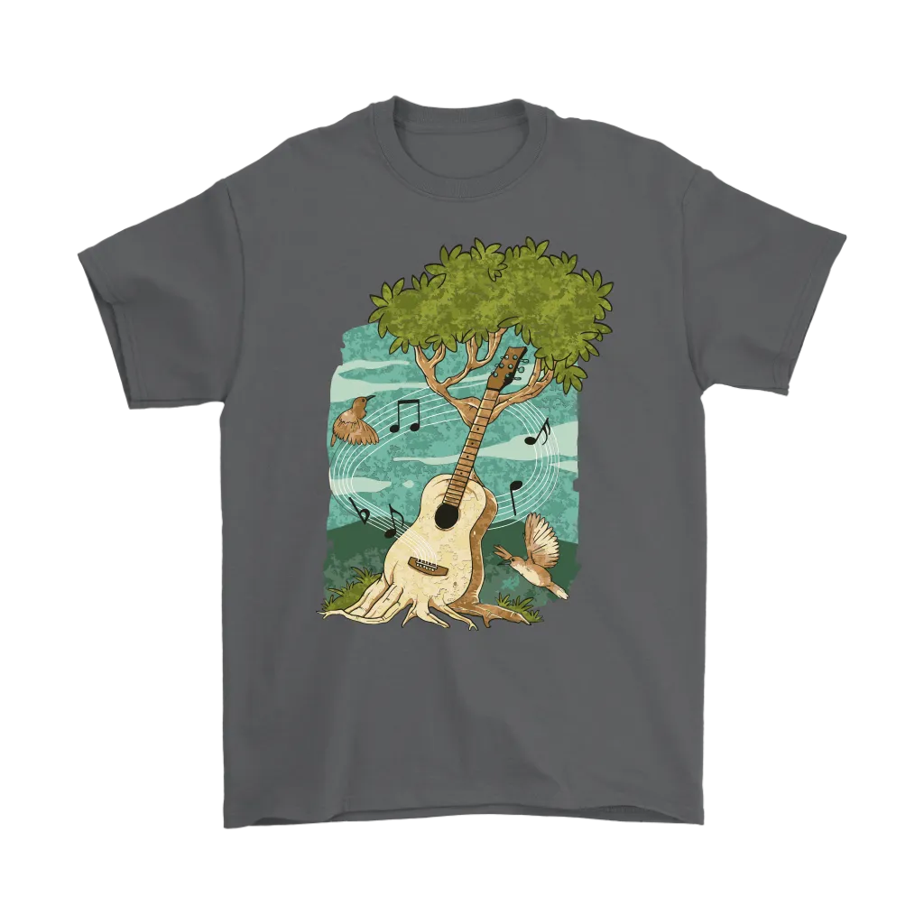 Gift for Music Lover, Guitar Lover T-shirt, Musical Tree of Life Shirt, Guitar Tree T-shirt