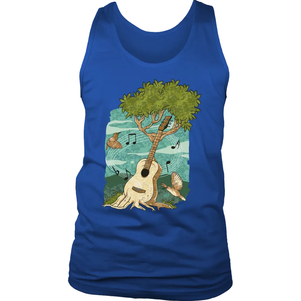 Gift for Music Lover, Guitar Lover T-shirt, Musical Tree of Life Shirt, Guitar Tree T-shirt