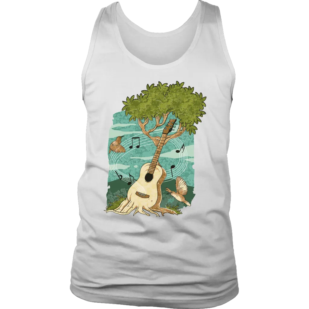 Gift for Music Lover, Guitar Lover T-shirt, Musical Tree of Life Shirt, Guitar Tree T-shirt